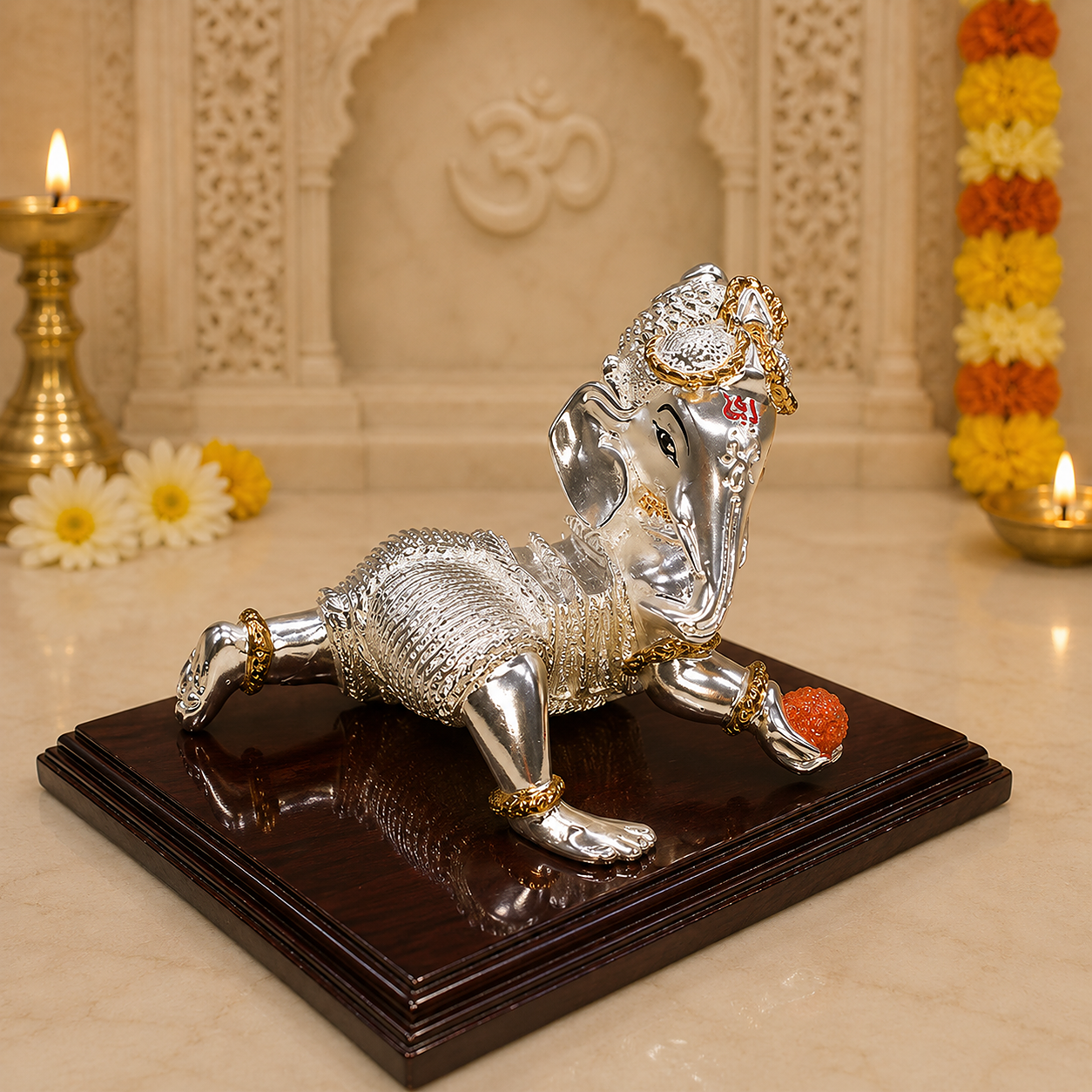 Silver Ganesh ji